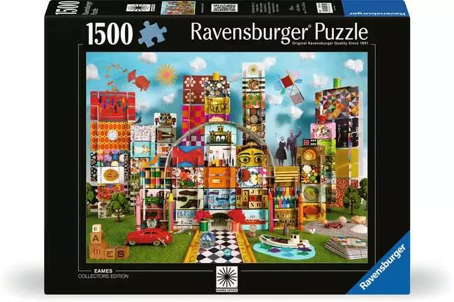 Puzzle 1500 Teile - Eames House of Cards Fantasy
