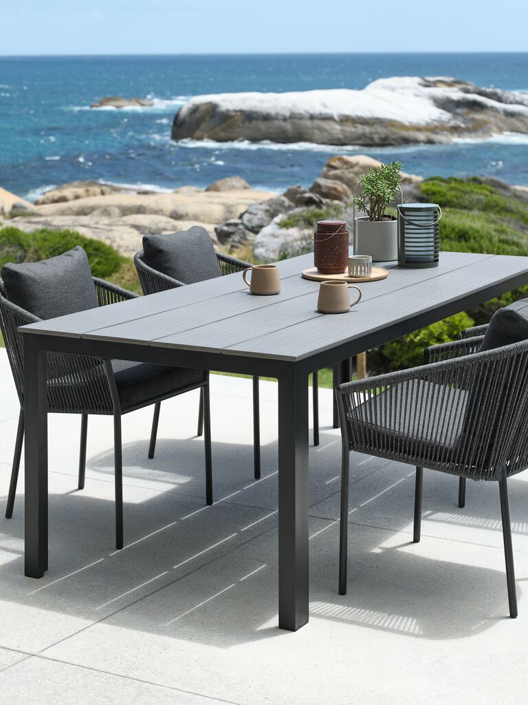 MARIELYST Gartentisch MARIELYST B90xT205 Grau