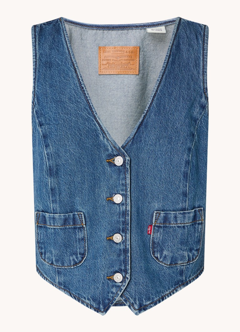 Vestă din denim Levi's cu buzunare aplicate