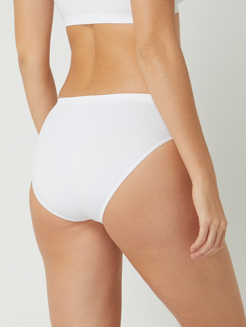 Slip aus Mikrofaser - nahtlos Modell Touch Feeling in weiß