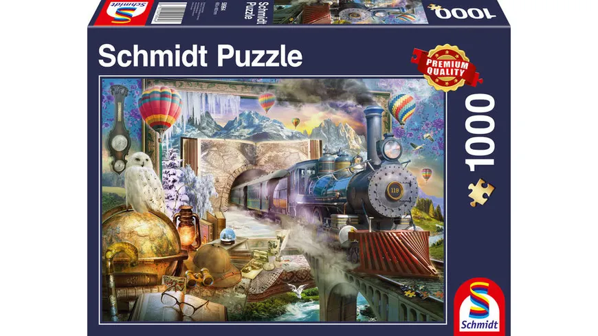 Schmidt Spiele - Erwachsenenpuzzle - Magische Reise, 1000 Teile