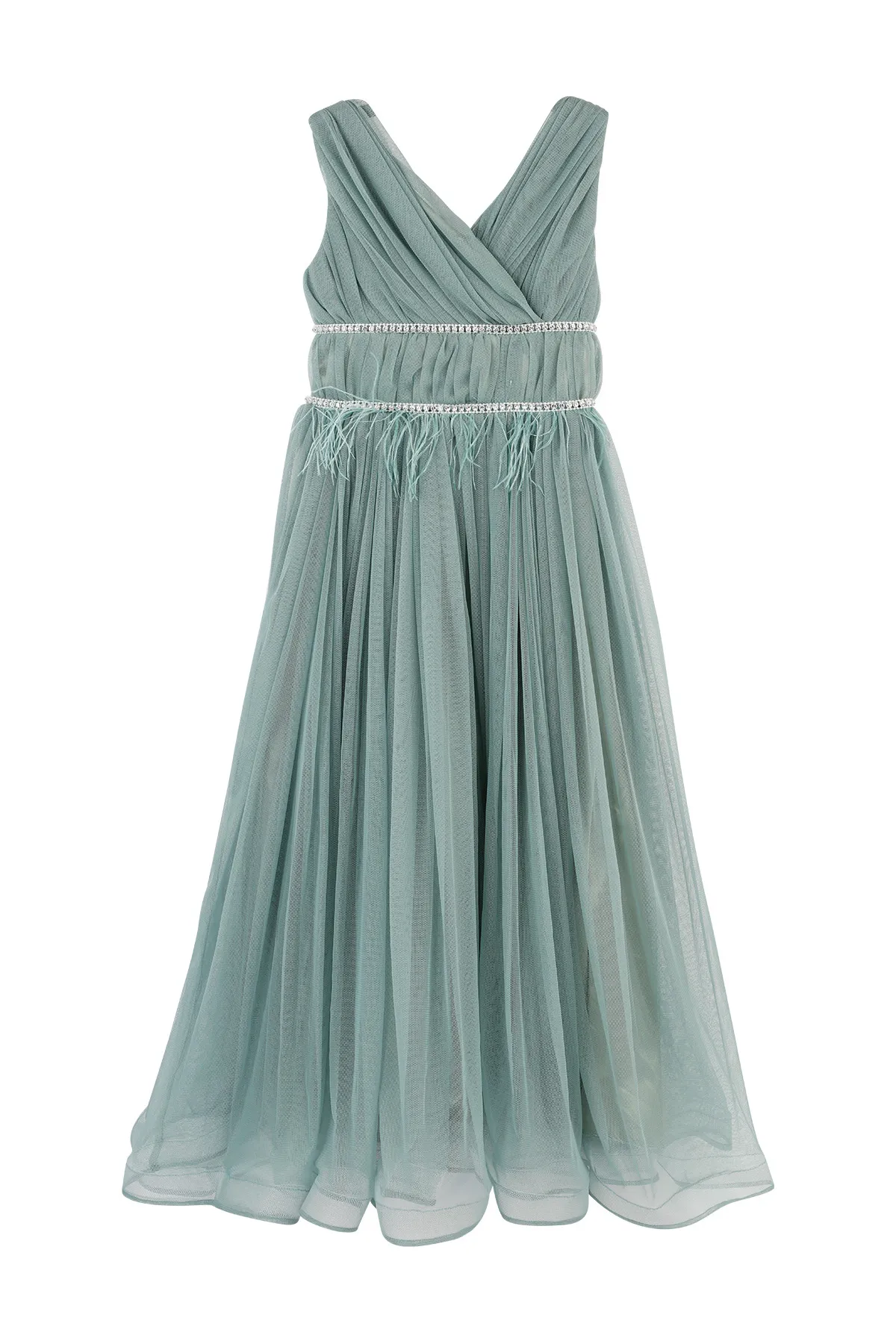 Civil Girls  Mädchen-Abendkleid aus Tüll in Grün