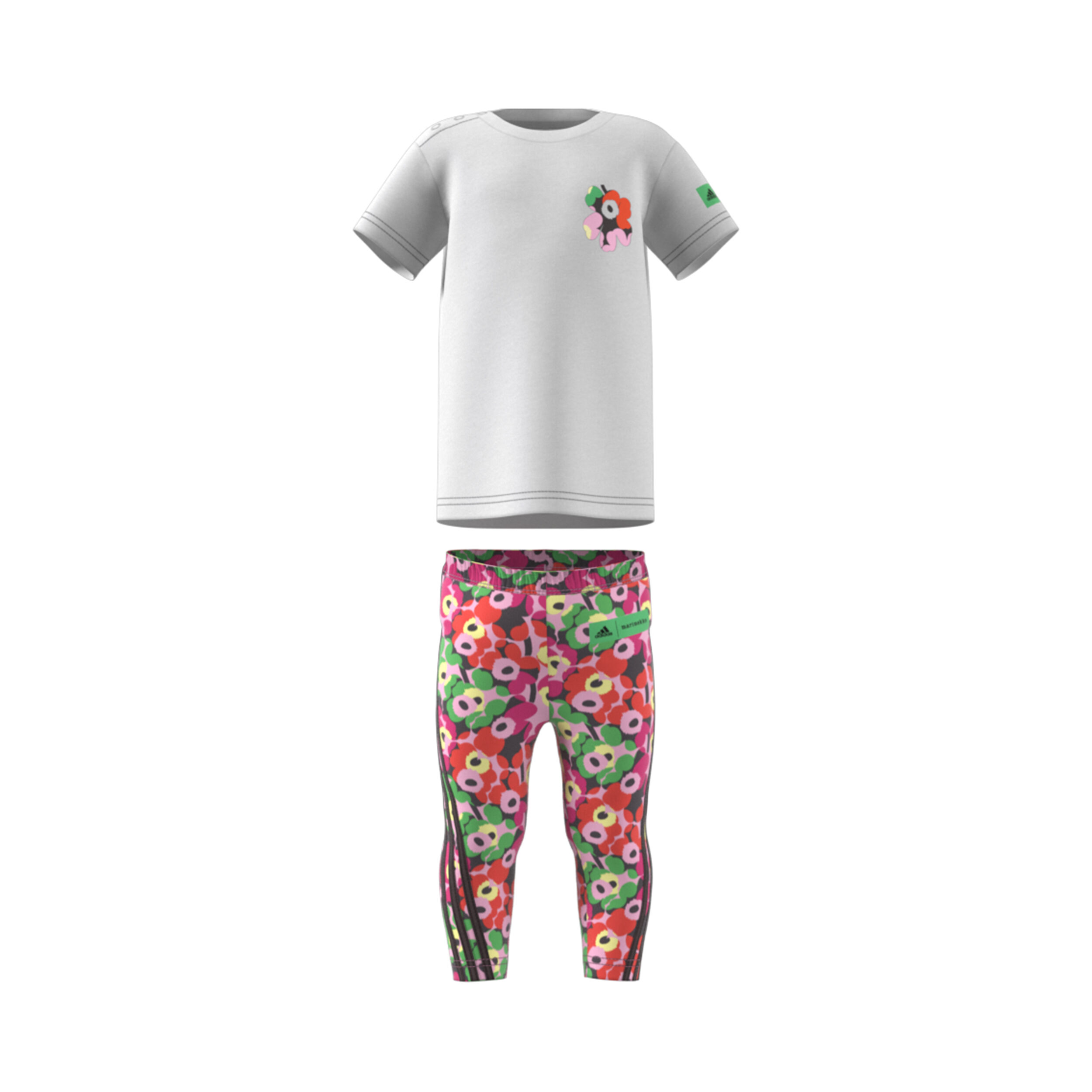 Marimekko Tight Set Babybekleidung Mädchen - Weiß, Mehrfarbig