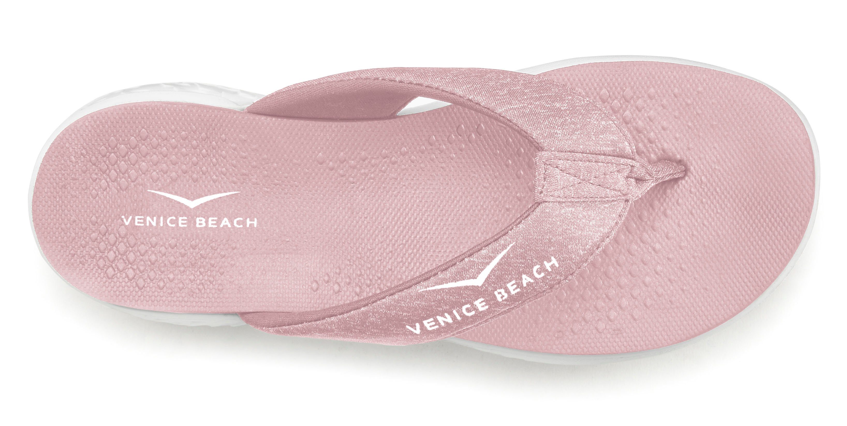 Venice Beach Badezehentrenner Sandale, Pantolette, Badeschuh ultraleicht im sportiven Look VEGAN