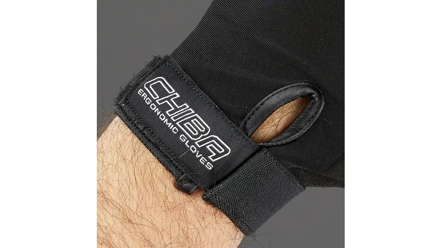 Chiba Fitness Unisex Handschuh Power, schwarz, Größe M
