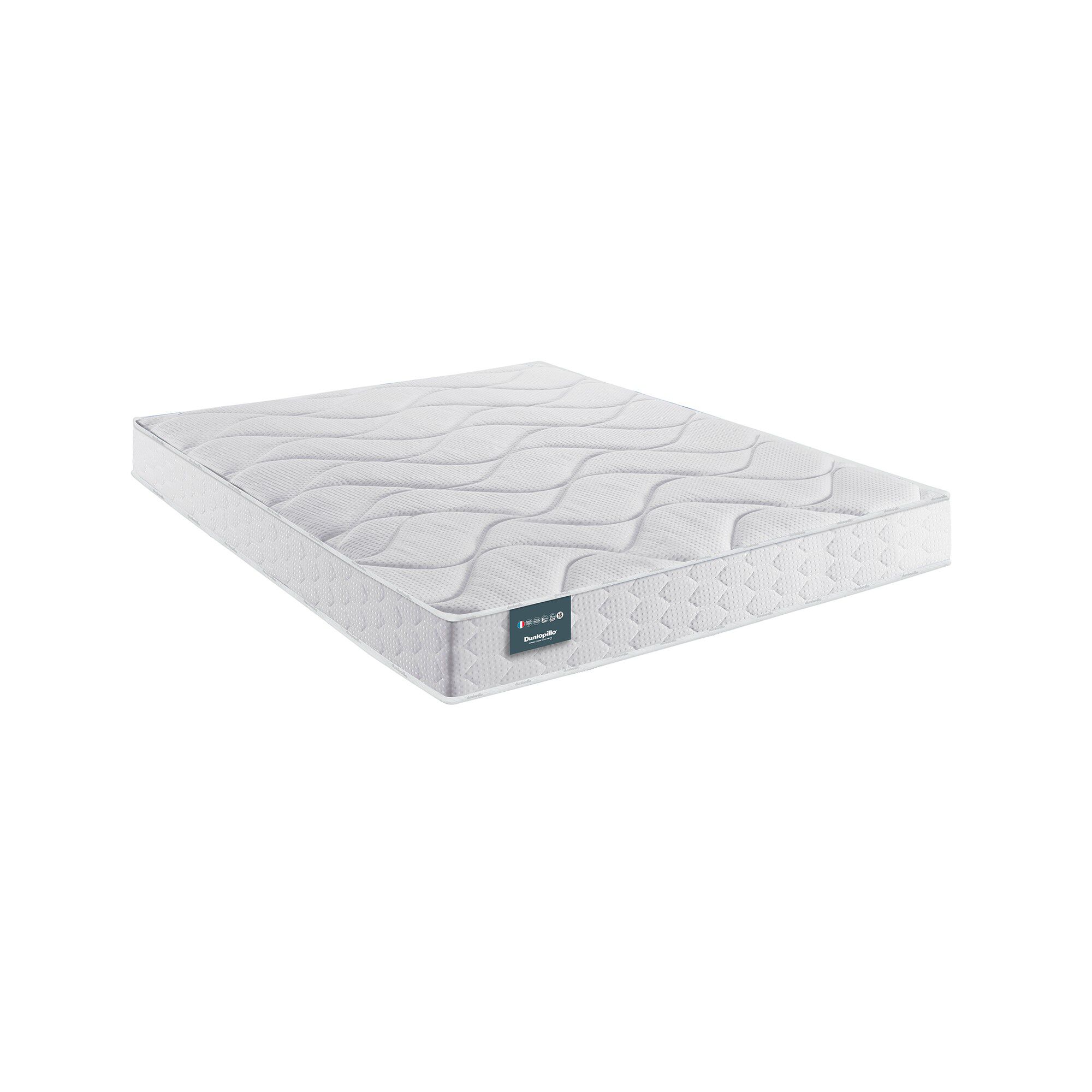Matelas mousse Dunlopillo Aérial haut. 18 cm, confort ferme