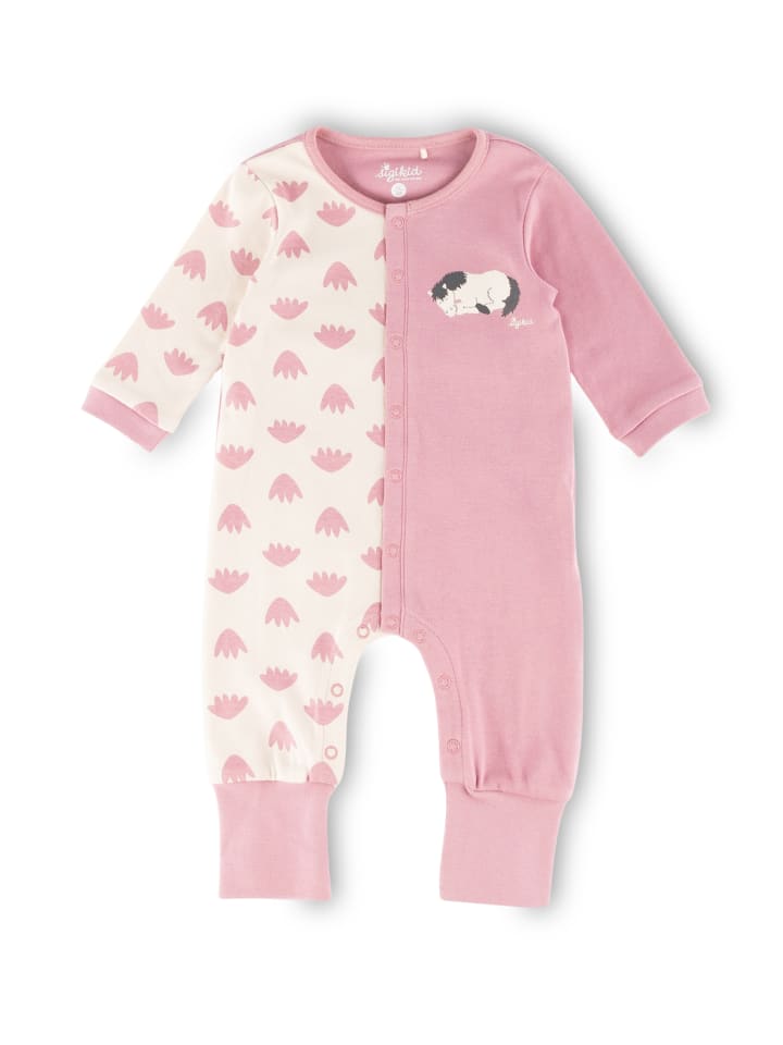 Sigikid Overall Baby Nachtwäsche in rosa/weiß günstig kaufen
