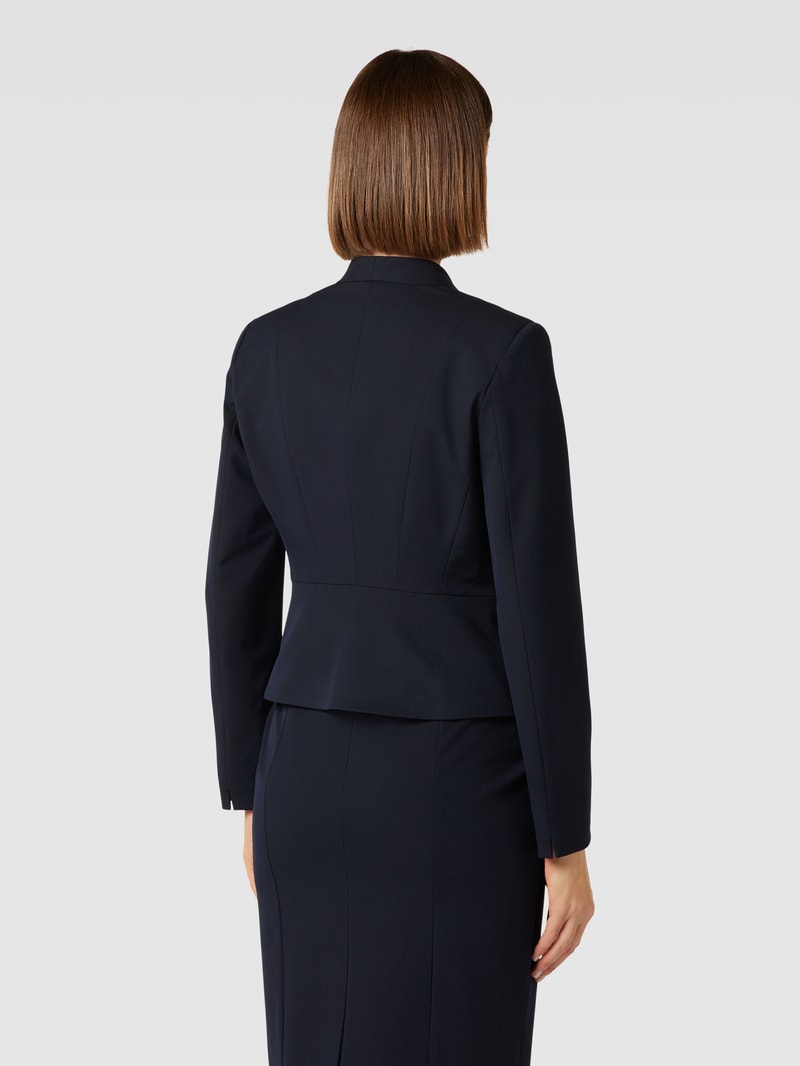 Blazer mit Hakenverschluss in marineblau