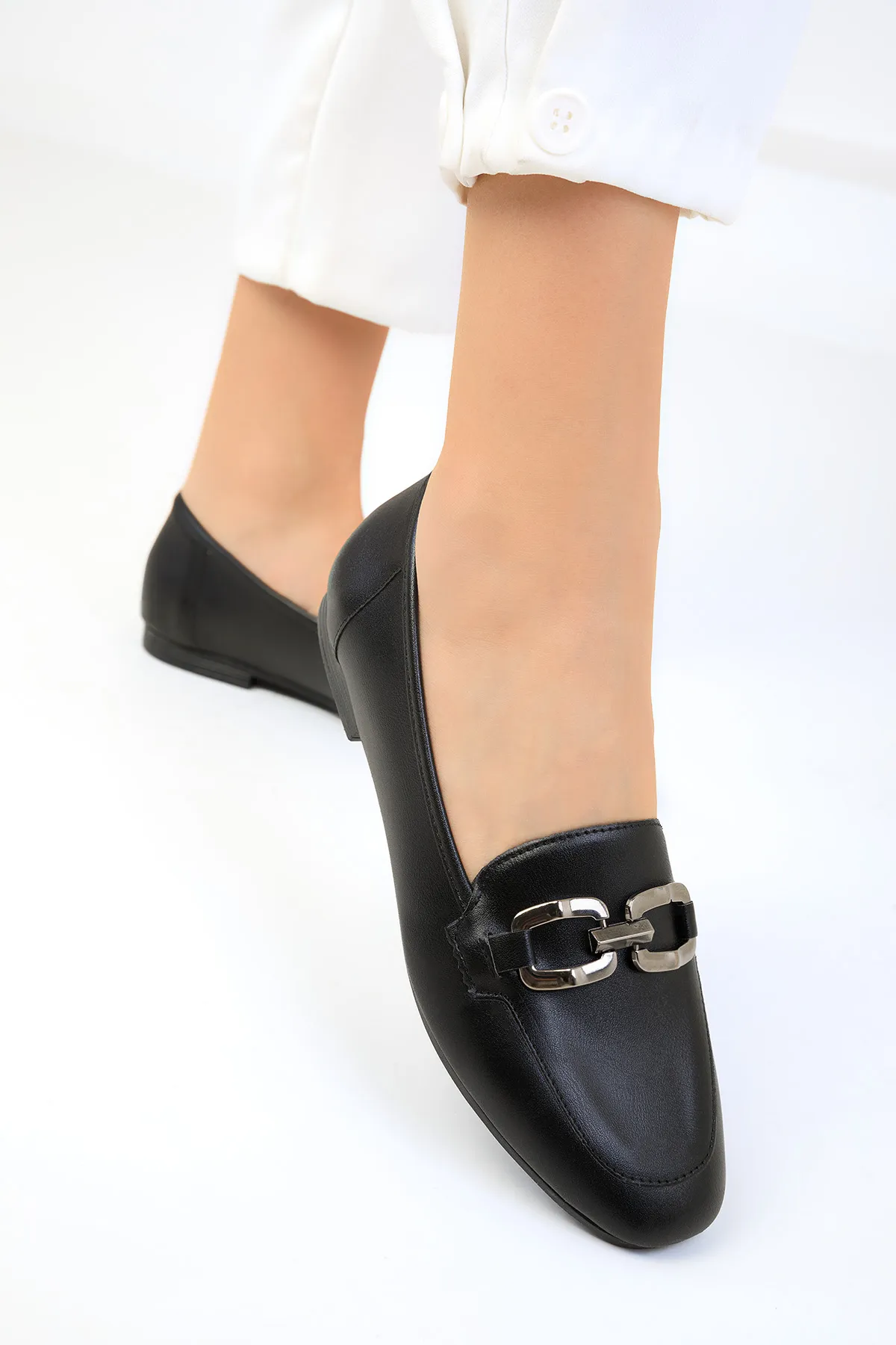 SOHO  Schwarze Ballerinas für Damen 18887
