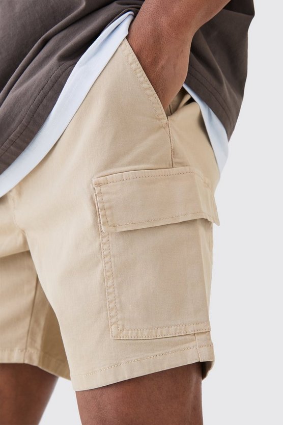Slim-Fit Cargo-Shorts