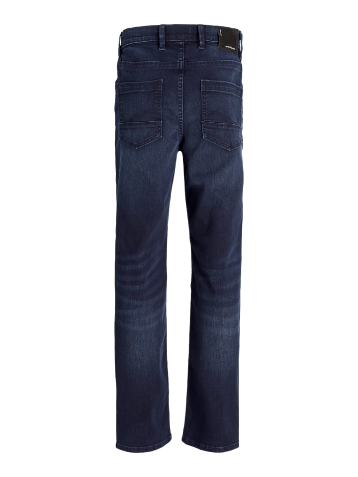 JACK & JONES Junior Jeans  JJICLARK JJLEON SQ 018 BF LN MNI in blue denim günstig kaufen