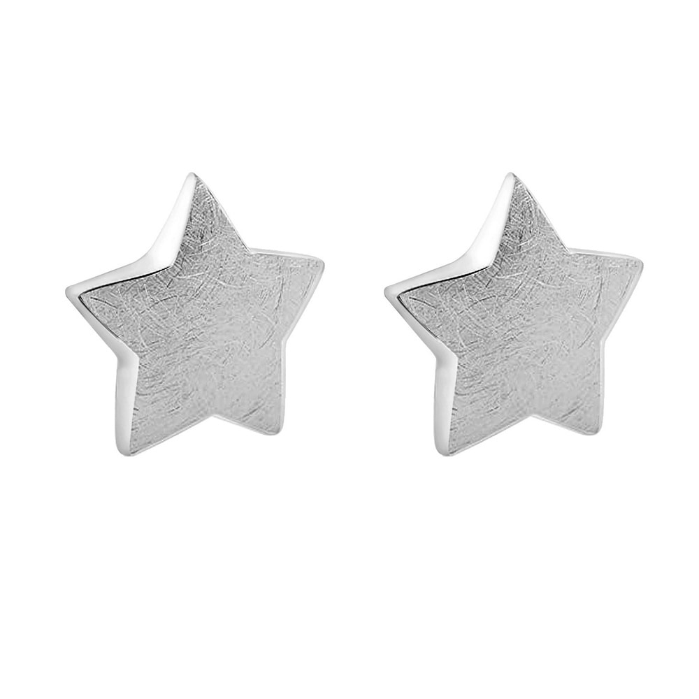 Nenalina Nenalina Boucles d'Oreilles Stecker Stern Astro Look 925 Sterling Silber Boucles d'oreilles