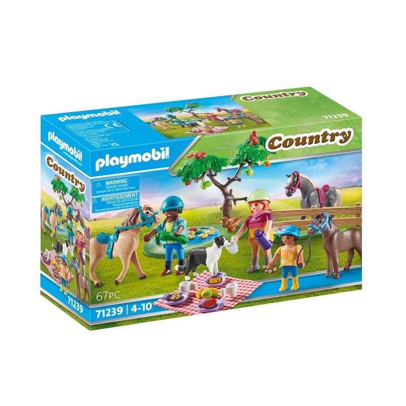 71239 Cavaliers, chevaux et pique-nique Playmobil Country