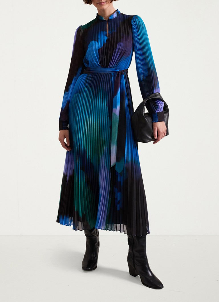 Vestido midi Sophie de Phase Eight con cinturón plisado