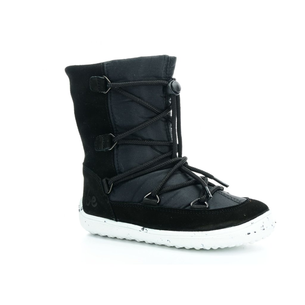 Be Lenka Snowfox Kids 2.0 Schwarz Winterbarfußschuhe