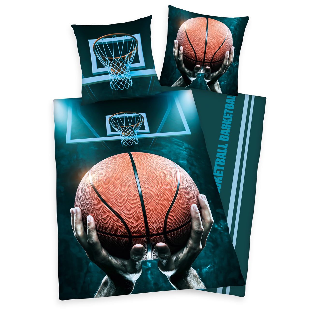 Herding Basketball Bettwäsche, Größe: 135 x 200 cm