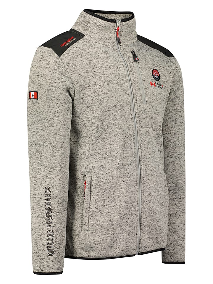 Canadian Peak Fleecejacke in Grau günstig kaufen
