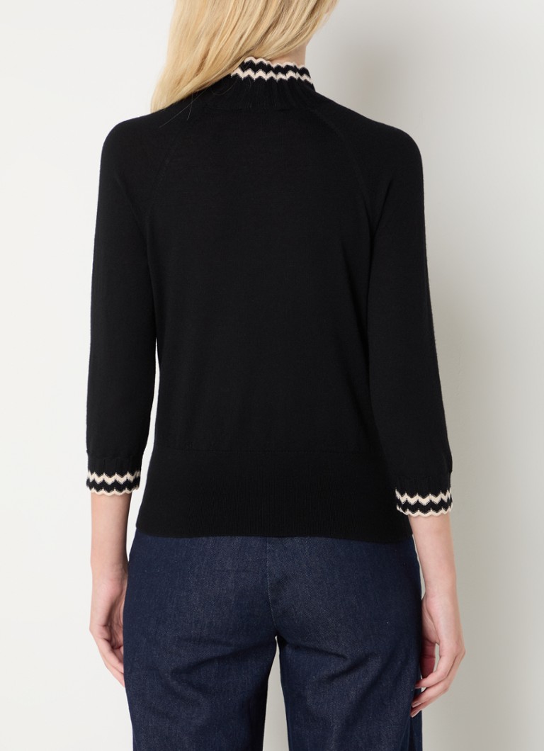 Top LKBennett Ethel in pregiata lana merino