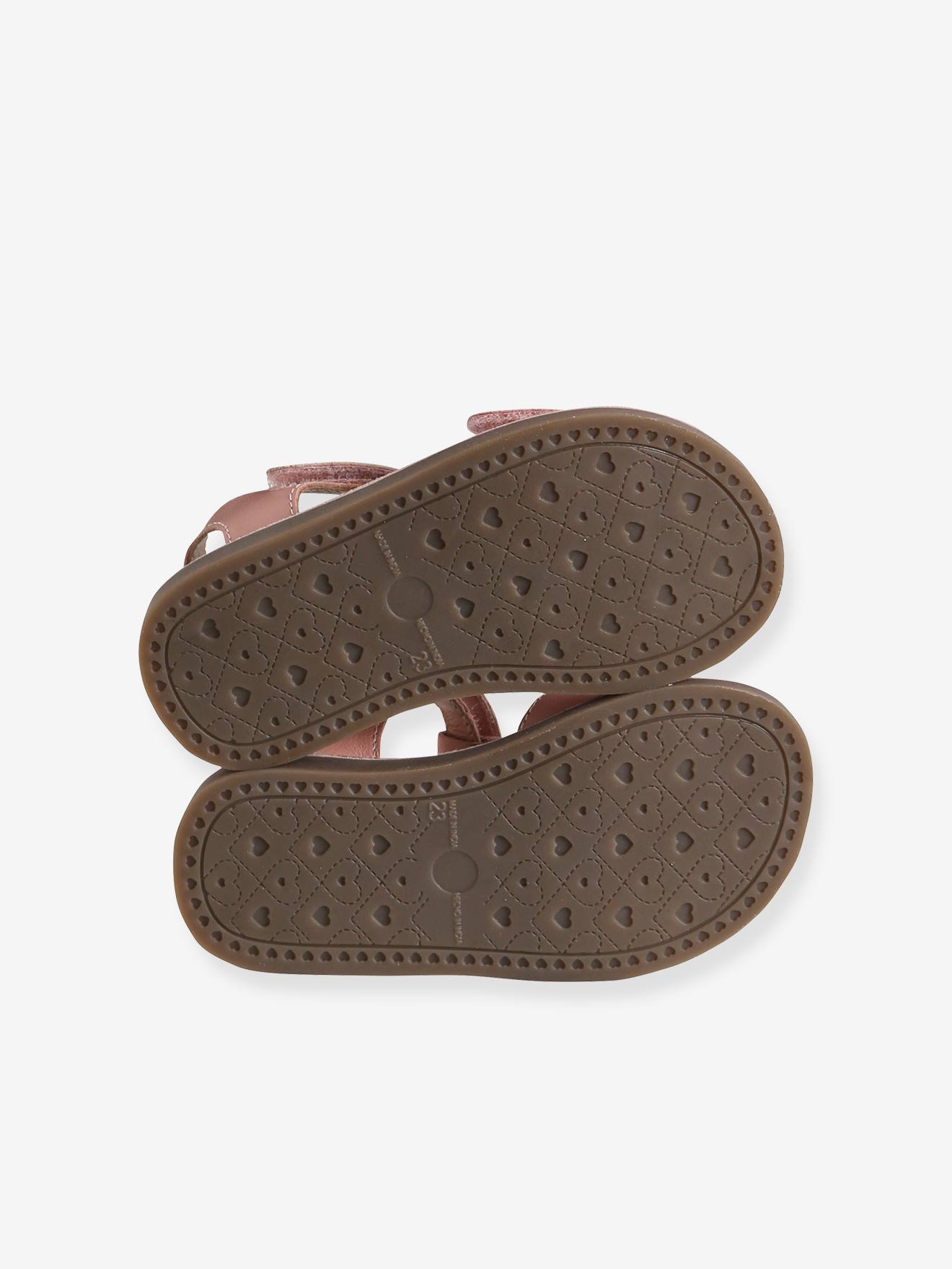 Sandales en cuir fille collection maternelle blanc