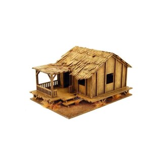 Low Planked-Style Village House (20mm)
