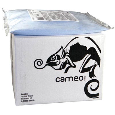 LOVE FOR HAIR Professional Cameo Color Blondierpulver Karton BLAU 4 X 440 g