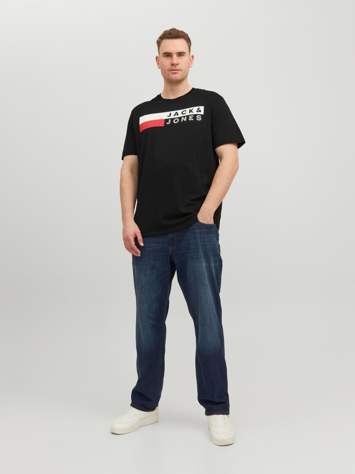 JACK & JONES PLUS T-shirt in Black 2 günstig kaufen