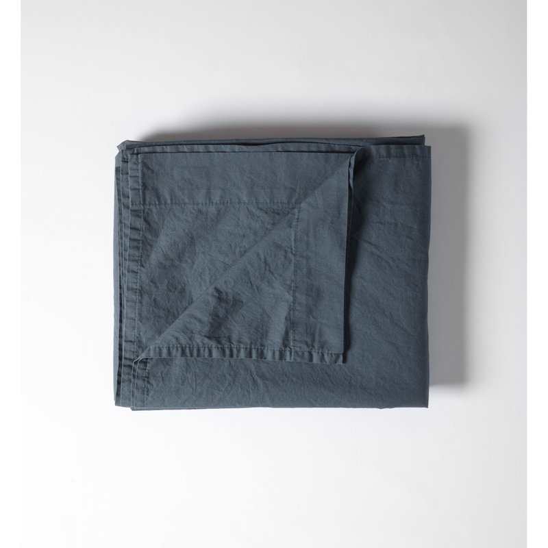 Drap plat 1 personne en Percale de Coton Bio lavé 180 x 290 cm