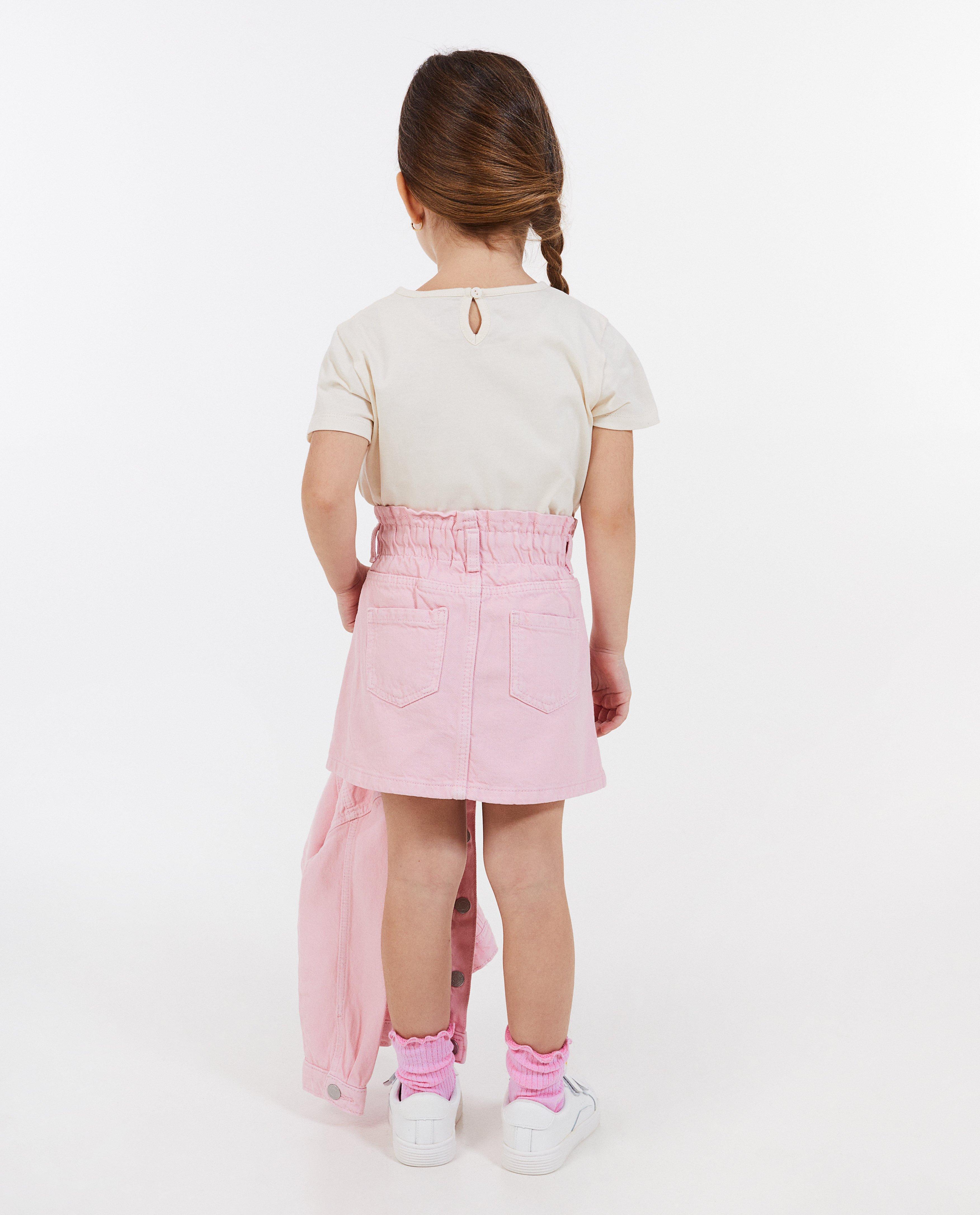 Fustă din denim Milla Star Pink roz deschis