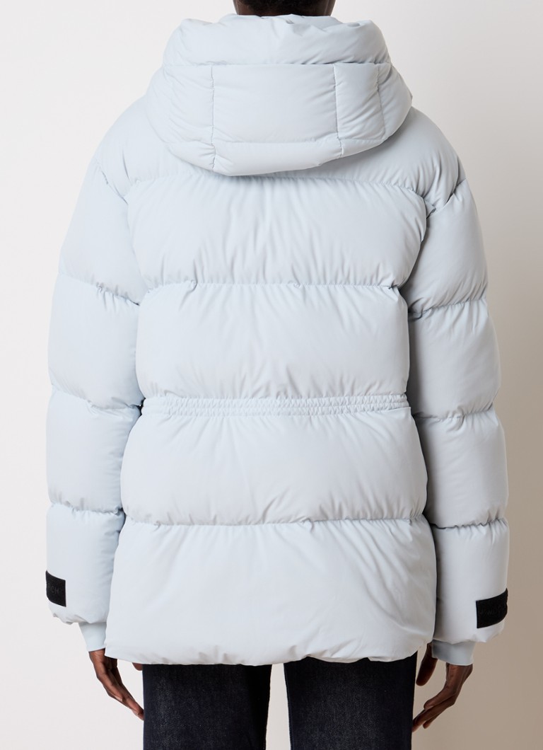 Woolrich Matt quilted jacket with down padding and removable hood
