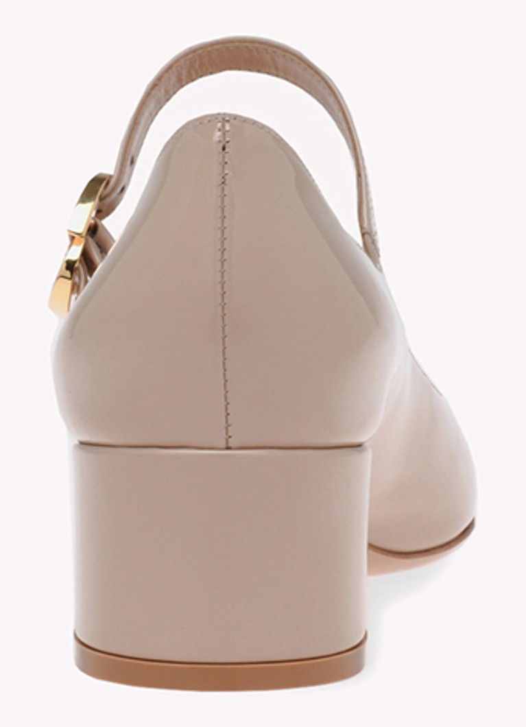 Gianvito Rossi Mary Ribbon pump in patent leather