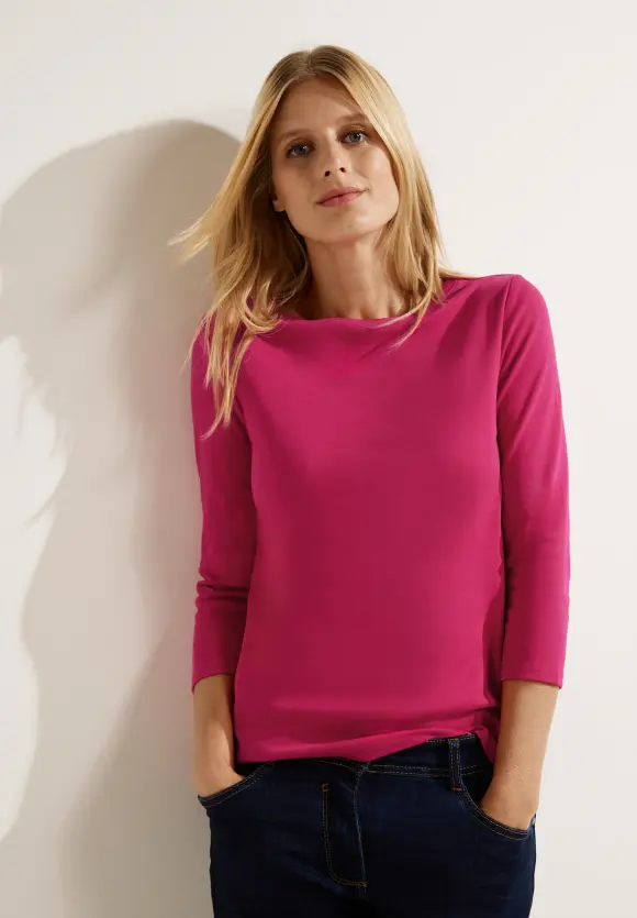 CECIL Basic Shirt in Unifarbe