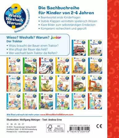 Ravensburger Wieso? Weshalb? Warum? junior, Band 34: Der Traktor