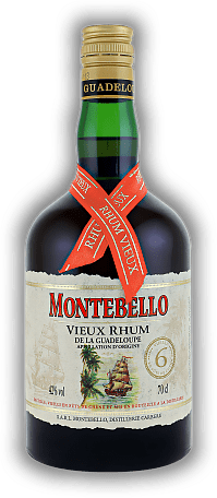 Montebello Vieux Rhum 6 Years Montebello Vieux Rhum 6 Years Wunderbar weich und warm. Alter 6 J. - 0,7	 Liter - Vol 42%