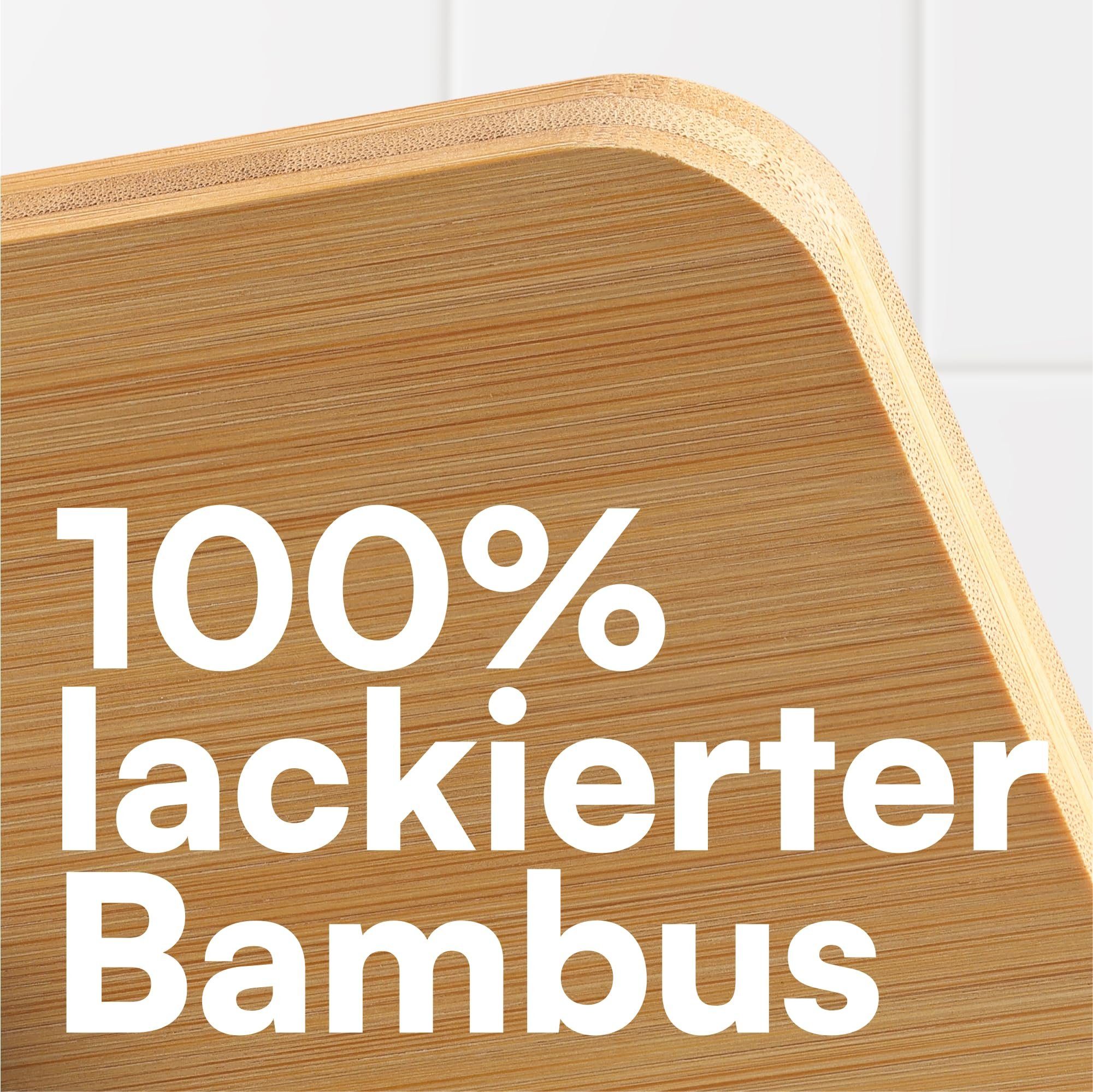 H&S Zeitungsständer Klappbarer Buchständer aus Bambusholz für Kinder, Faltbarer Bambus-Holz Buchständer für Kinder