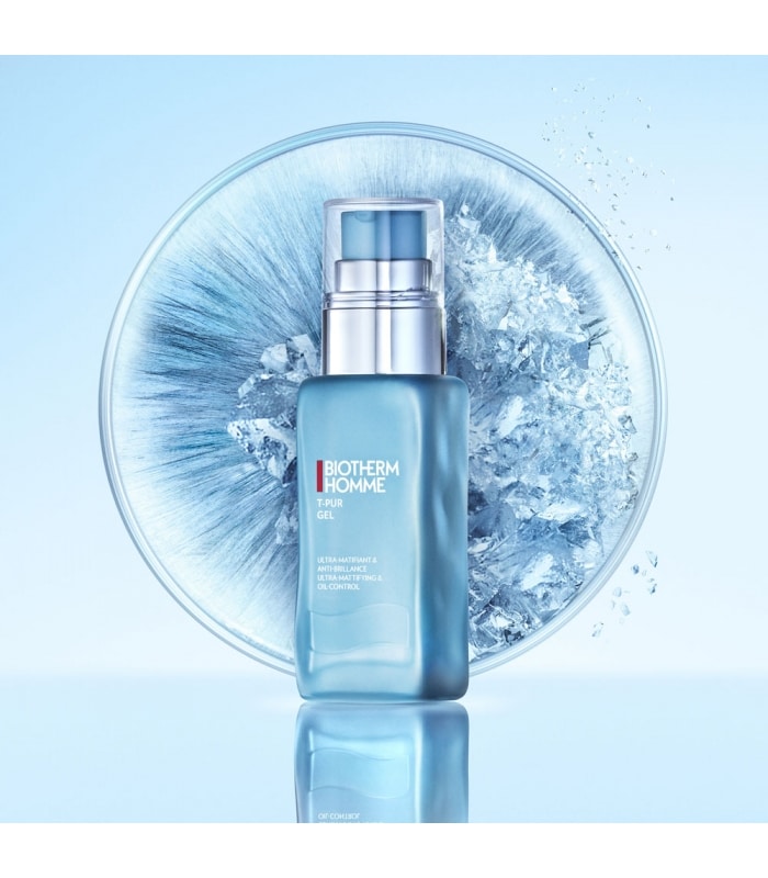 BIOTHERM-T-PUR GEL HYDRATANT-Gel hydratant matifiant visage homme