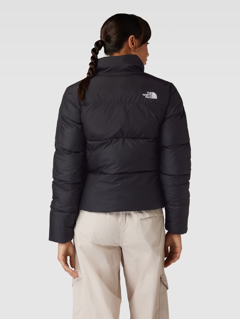 Steppjacke in Two-Tone-Machart Modell 'Saikuru' in schwarz