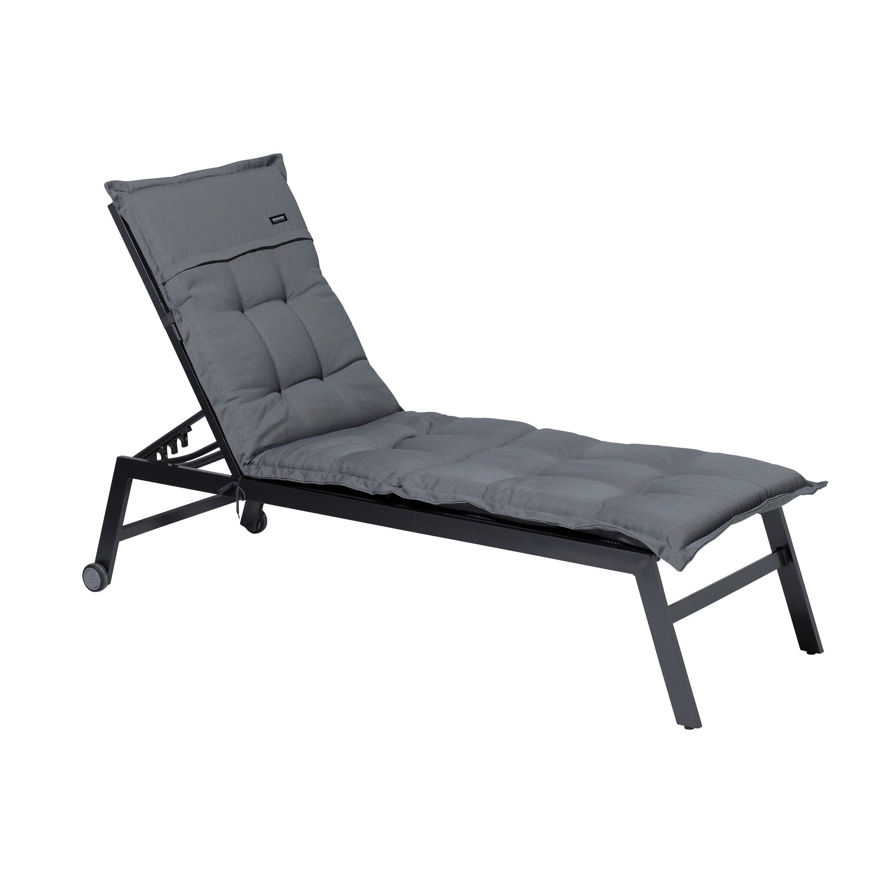 Madison Rib Grey 200x65 Liegekissen