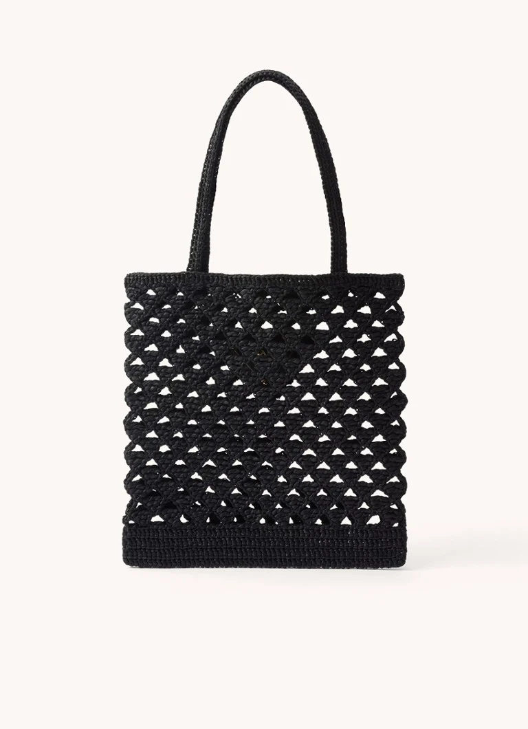 Prada crochet bag with logo