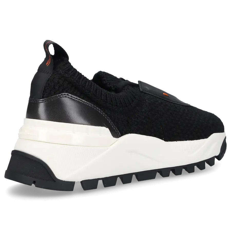 Santoni - Sneaker low LADY Textil - schwarz