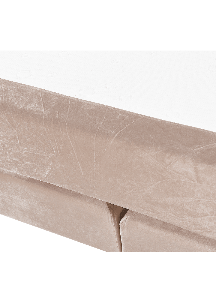 Beliani Doppelbett MARQUISE in Beige/Rosa - (W) 171 x (H) 91 x (L) 213 cm günstig kaufen onesize