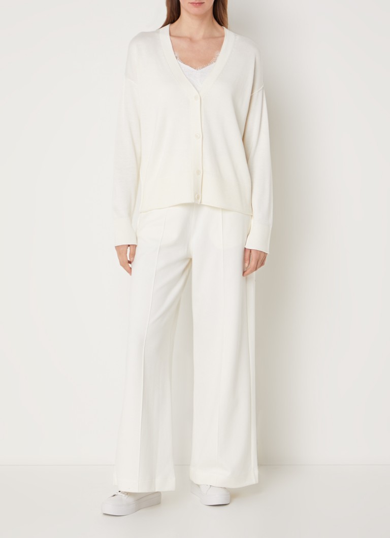 Cardigan Feda din tricotaj elastic fin de la HUGO BOSS