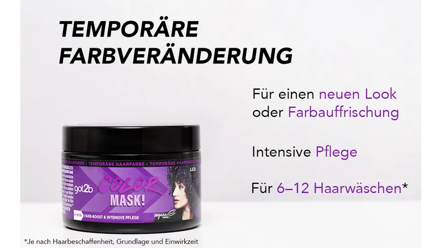 GOT2B Color Mask! 5 Min. Farb-Boost 150 ml lila - lila