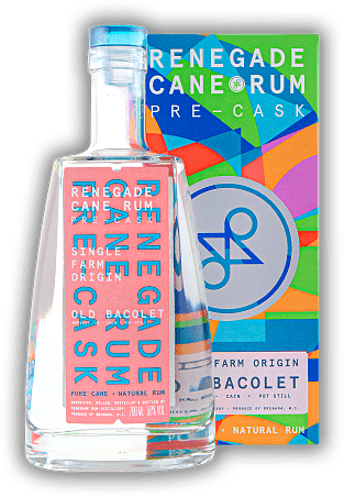 Renegade Cane Rum Old Bacolet Pot Still 1st Release Renegade Cane Rum Old Bacolet Pot Still 1st Release  0,7	 Liter - Vol 50%