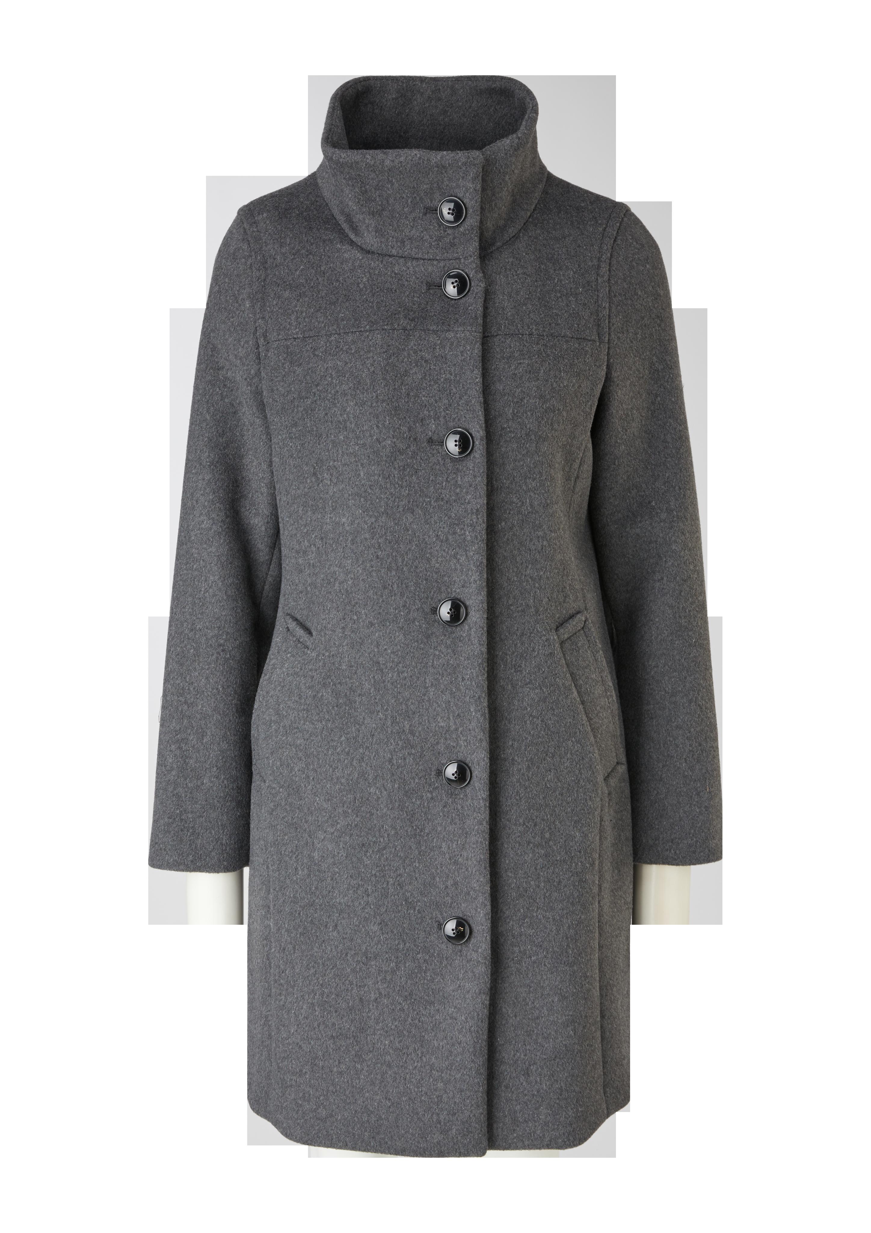 Wollmixmantel in klassischem Look  2116948-9898