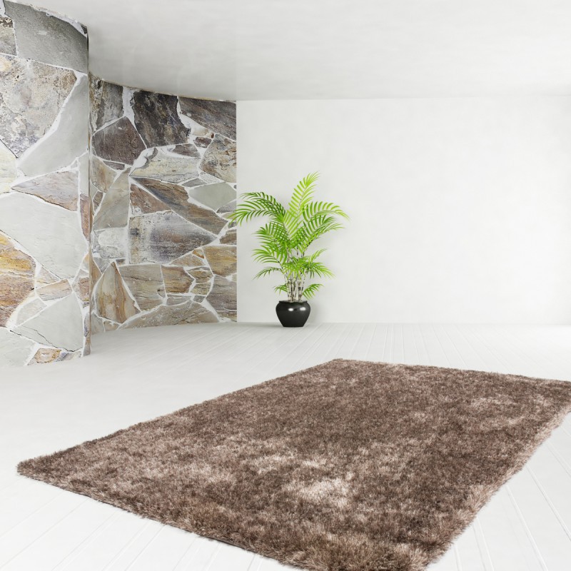 Kayoom Teppich Diamond, ca. 240 x 330 cm, Taupe