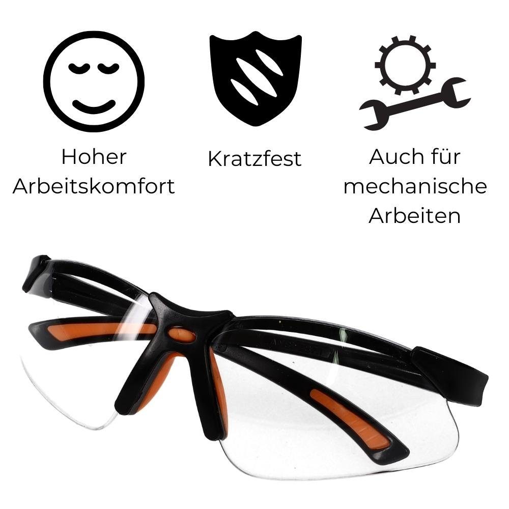 GarPet Arbeitsschutzbrille Schutzbrille Arbeitsschutzbrille Sicherheitsbrille Arbeitsbrille