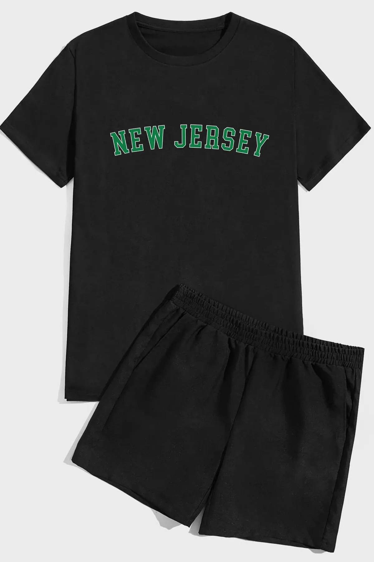 uyguntarz  Shorts-Set mit New Jersey-Print