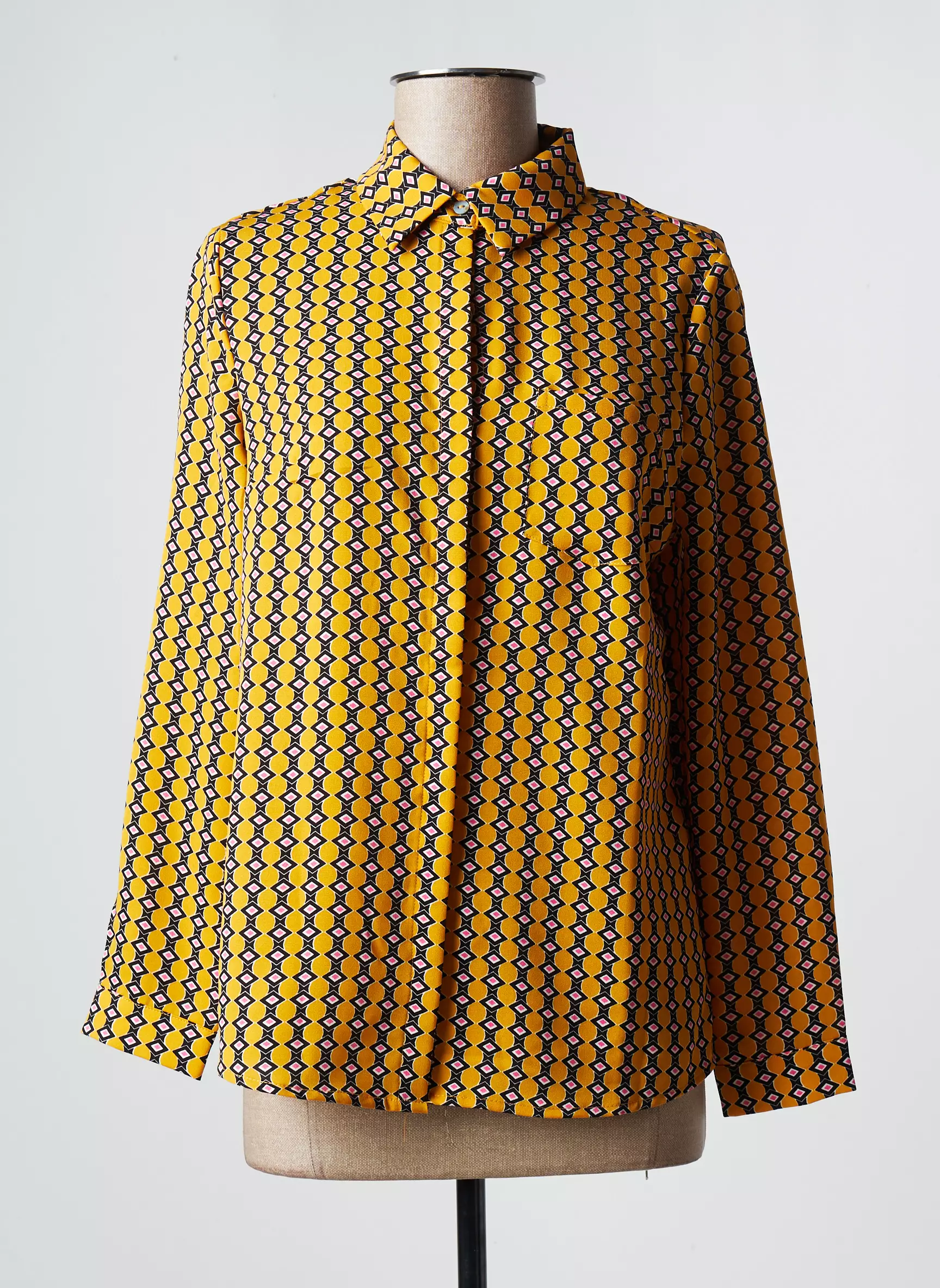 It Hippie Chemisiers Femme couleur jaune