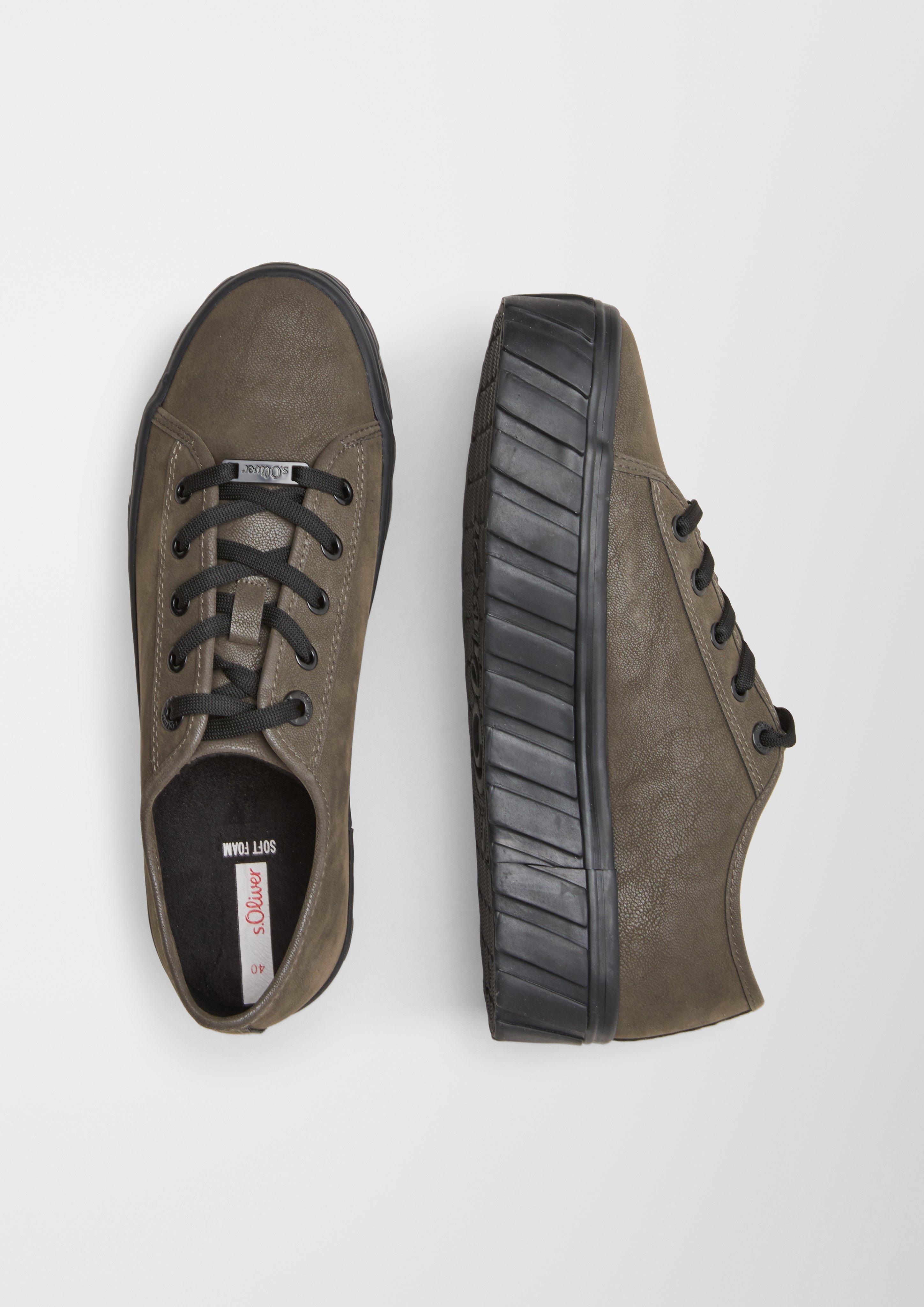 Plateau-Sneaker aus Kunstleder  6006484-701