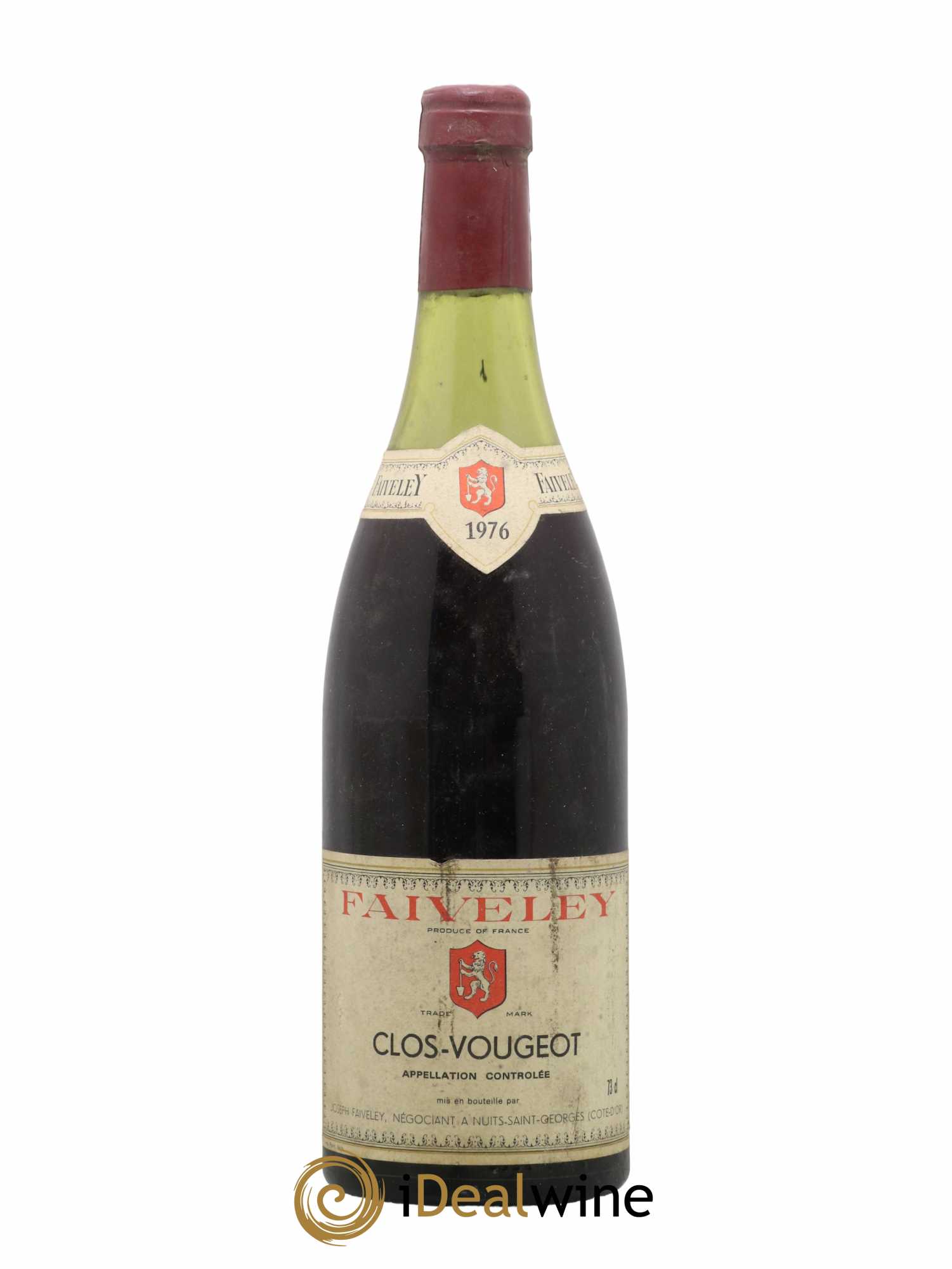 Clos de Vougeot Grand Cru Faiveley  1976 - Lot de 1 Bouteille